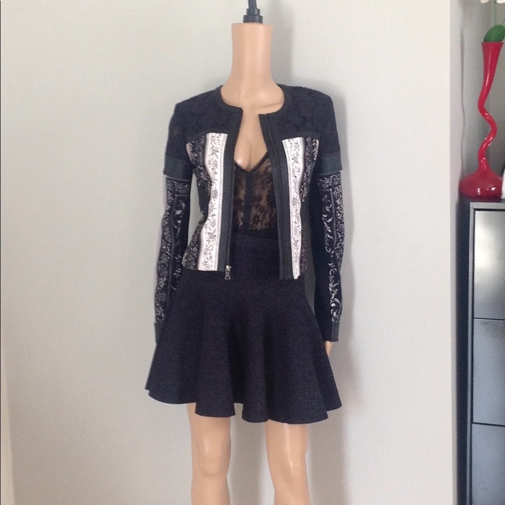 Ronny Kobo Small new skirt black stretchy
